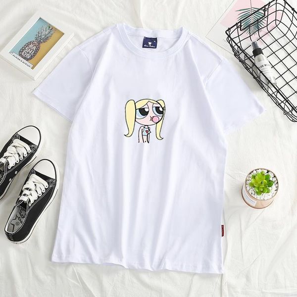 aesthetic girl buttercup blossom and bubbles t-shirt harajuku hip-hop ulzzang korean style cartoon print summer fashion t-shirt, White
aesthetic girl buttercup blossom and bubbles t-shirt harajuku hip-hop ulzzang korean style cartoon print summer fashion t-shirt, White