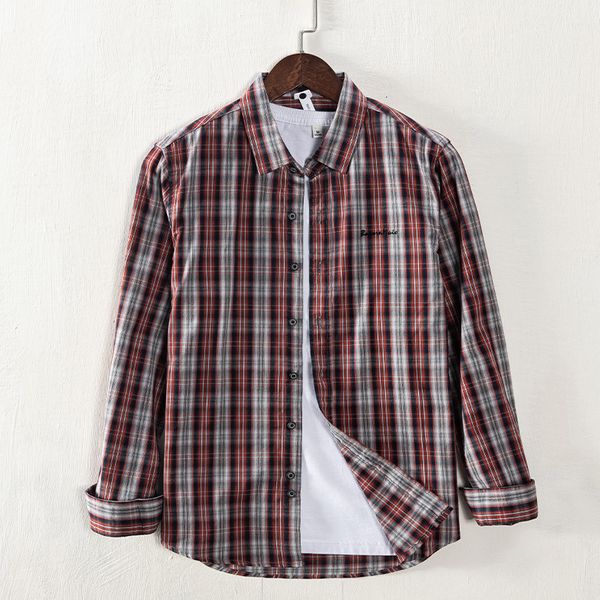 2021 spring new arrival long-sleeved pure cotton plaid shirt brand fashion red shirts for men comfortable mens chemise d6xi, White
2021 spring new arrival long-sleeved pure cotton plaid shirt brand fashion red shirts for men comfortable mens chemise d6xi, White