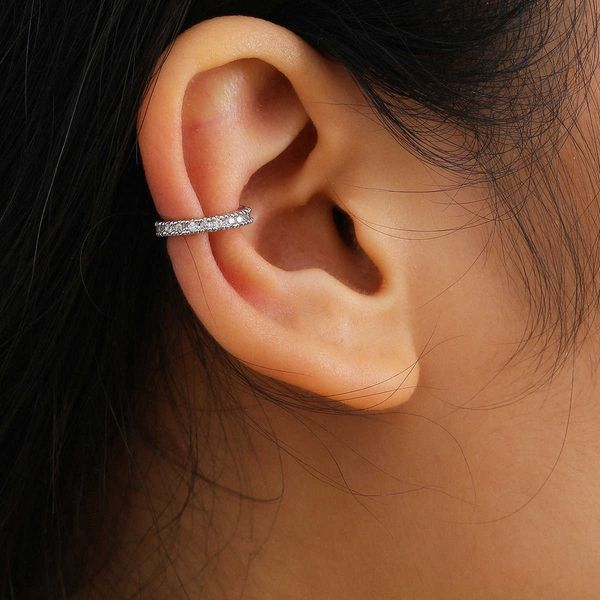 creative personality jewelry fashion simple hollow ear clip punk street micro diamond earrings, Silver
creative personality jewelry fashion simple hollow ear clip punk street micro diamond earrings, Silver