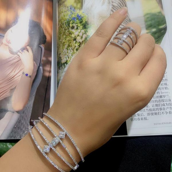 earrings & necklace bride talk wholesale fashion hand bracelet jewelry baguette cubic zircon adjustable bangle ring sets bridal, Silver
earrings & necklace bride talk wholesale fashion hand bracelet jewelry baguette cubic zircon adjustable bangle ring sets bridal, Silver