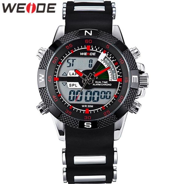 wristwatches weide watch men relogio masculino quartz military satch alarm analog digital silicone wristwatch clock watches, Slivery;brown
wristwatches weide watch men relogio masculino quartz military satch alarm analog digital silicone wristwatch clock watches, Slivery;brown