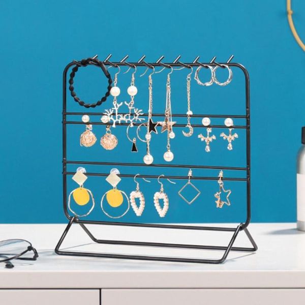 jewelry pouches, bags display stand multi-functional embedded design metal creative earring storage rack necklace bracelet organizer shelf, Pink;blue
jewelry pouches, bags display stand multi-functional embedded design metal creative earring storage rack necklace bracelet organizer shelf, Pink;blue