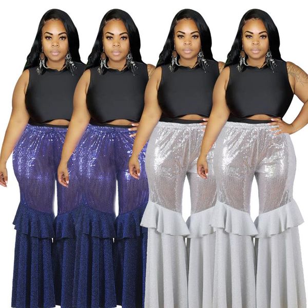 women's pants & capris large size color sequins stitching fashion wide leg casual street party with, Black;white
women's pants & capris large size color sequins stitching fashion wide leg casual street party with, Black;white