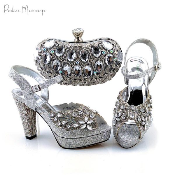 dress shoes african 2021 arrival nigerian fashion italian design crystal style silver color party wedding ladies and bag set, Black
dress shoes african 2021 arrival nigerian fashion italian design crystal style silver color party wedding ladies and bag set, Black