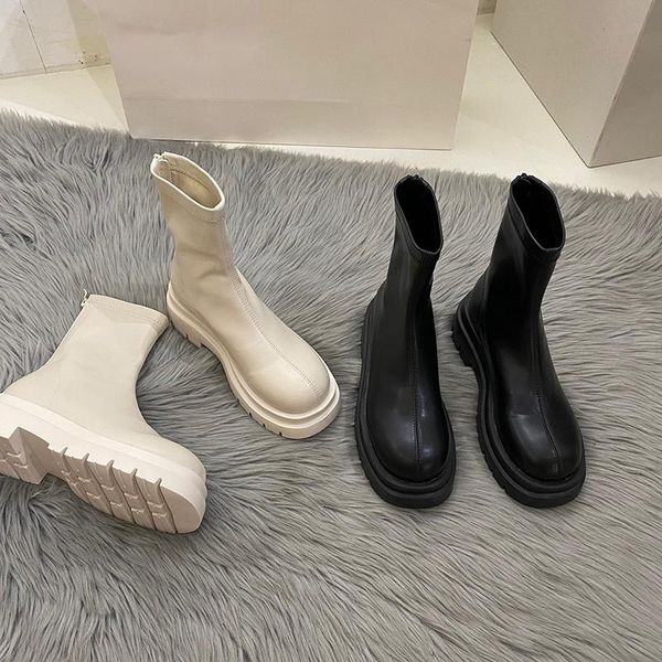 boots 2022 women's female mid-calf shoes round toe lady luxury rubber back zipper fashion, Black
boots 2022 women's female mid-calf shoes round toe lady luxury rubber back zipper fashion, Black