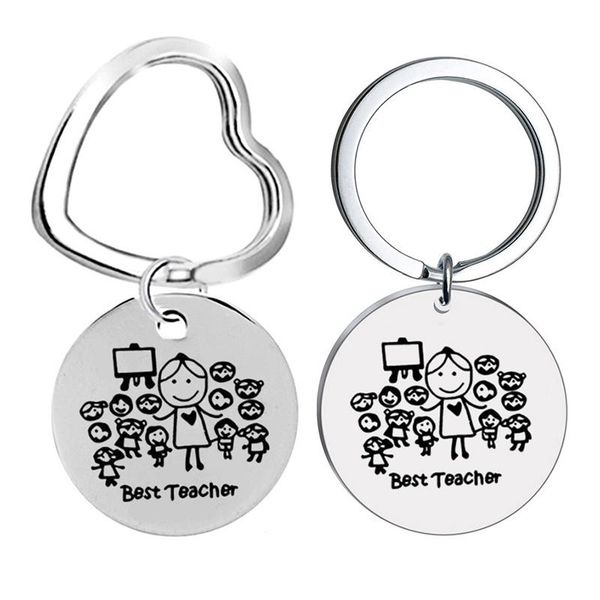 keychains 1pcs teacher day stainless steel keychain jewelry student gifts women cute souvenir keyring, Silver
keychains 1pcs teacher day stainless steel keychain jewelry student gifts women cute souvenir keyring, Silver