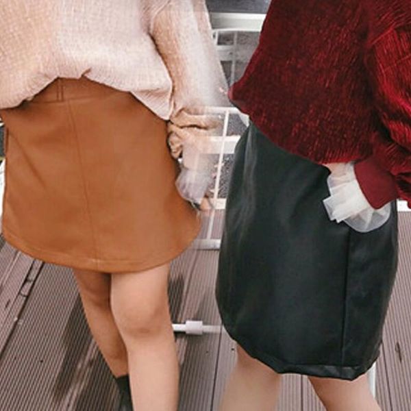 skirts 2021 girls pu leather skirt children's clothing for baby kid button design casual toddler clothes
skirts 2021 girls pu leather skirt children's clothing for baby kid button design casual toddler clothes