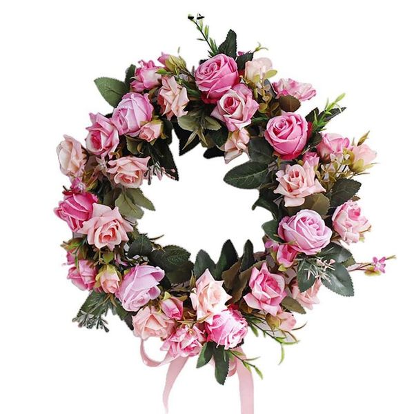 artificial rose flower wreath spring summer wreath for front door wedding party window wall farmhouse home holiday decor
artificial rose flower wreath spring summer wreath for front door wedding party window wall farmhouse home holiday decor