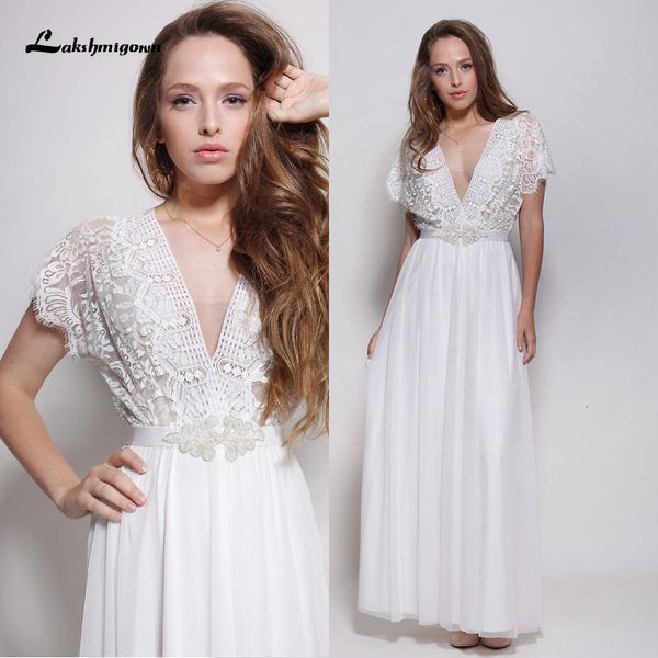 new boho lace wedding es with stunning jewelry belt beach chiffon bridal gown floor length vestido de novia 2021 6vx4, White
new boho lace wedding es with stunning jewelry belt beach chiffon bridal gown floor length vestido de novia 2021 6vx4, White