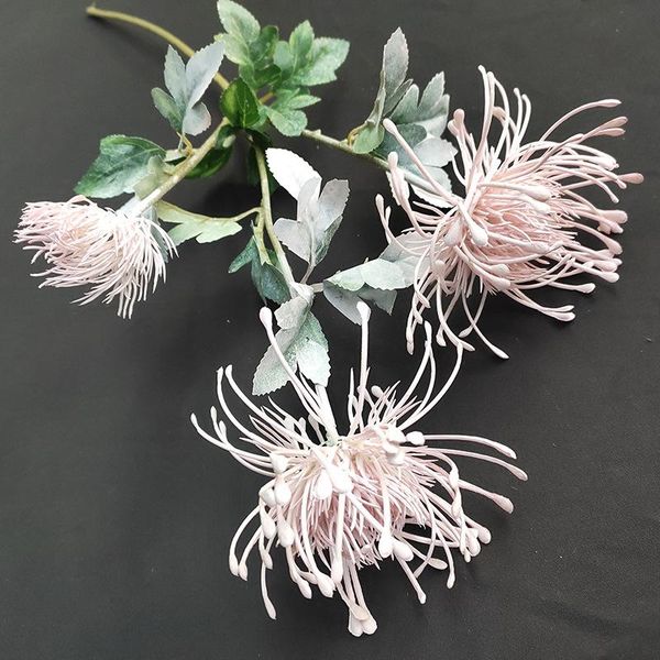 decorative flowers & wreaths 3 heads artificial plants pincushion chrysanthemum plastic flocking home decor wedding diy pography background
decorative flowers & wreaths 3 heads artificial plants pincushion chrysanthemum plastic flocking home decor wedding diy pography background