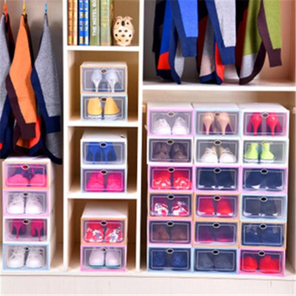 storage drawers 6 pcs/set of shoe box drawer transparent plastic rectangular pp thick multi-purpose use
storage drawers 6 pcs/set of shoe box drawer transparent plastic rectangular pp thick multi-purpose use