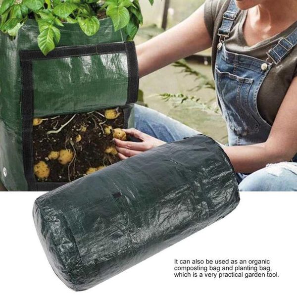 planters & pots gardening multifunction garden leaves bag organic compost planting kitchen waste bags 45x80cm
planters & pots gardening multifunction garden leaves bag organic compost planting kitchen waste bags 45x80cm