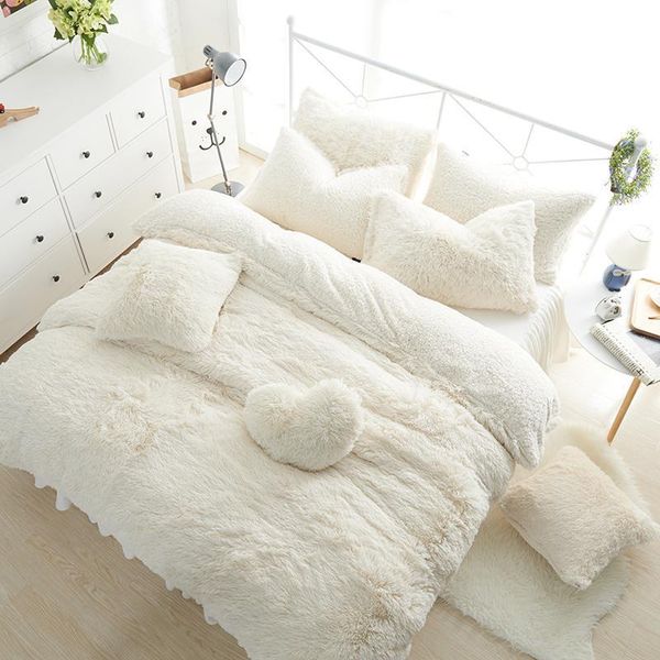 j8 white pink blue purple plush shaggy warm thick fleece princess bedding set mink velvet duvet cover bed skirt pillowcases
j8 white pink blue purple plush shaggy warm thick fleece princess bedding set mink velvet duvet cover bed skirt pillowcases