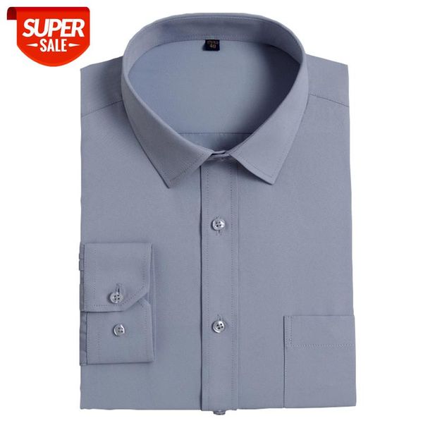 twill men dress shirt long sleeve social office solid formal shirts men regular fit business gray white breast pocket casual new #y11v, White;black
twill men dress shirt long sleeve social office solid formal shirts men regular fit business gray white breast pocket casual new #y11v, White;black