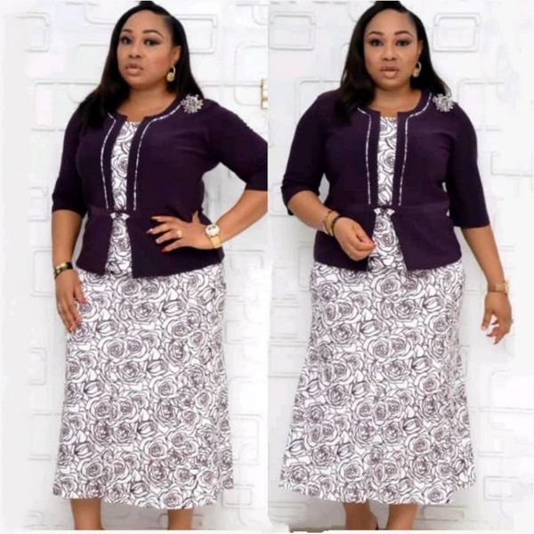 autumn plus size 5xl africa for women 2021 elegant floral fashion dressed jacket and dress 2 piece assembly wasi, Black;gray
autumn plus size 5xl africa for women 2021 elegant floral fashion dressed jacket and dress 2 piece assembly wasi, Black;gray