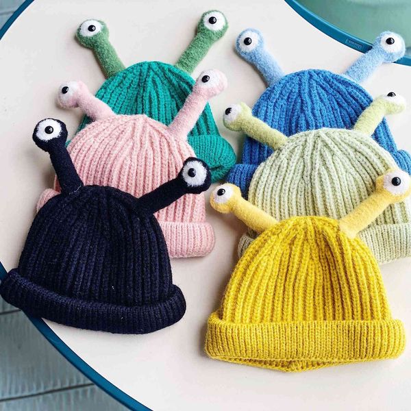 autumn and winter children's cute melon skin insect antennae eyes baby knitted cartoon wool hat, Yellow
autumn and winter children's cute melon skin insect antennae eyes baby knitted cartoon wool hat, Yellow