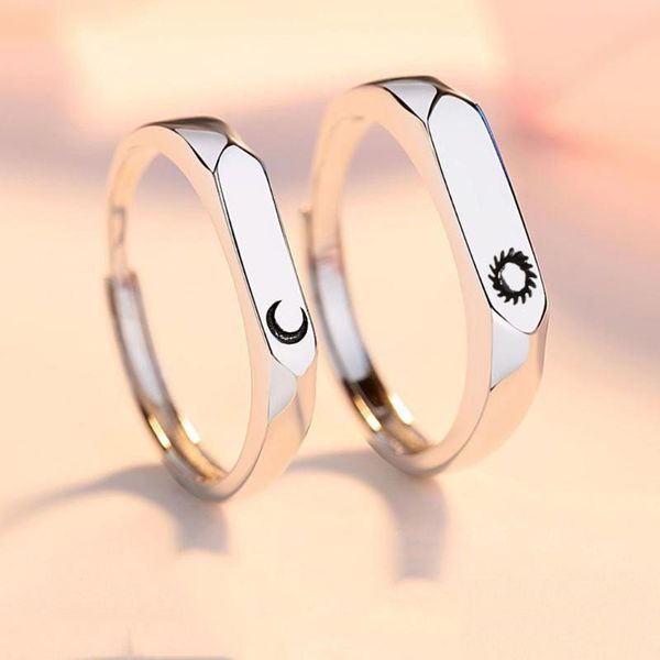 wedding rings 1 pair sun moon lovers set couple promise bands men women jewelry valentine's day gifts, Slivery;golden
wedding rings 1 pair sun moon lovers set couple promise bands men women jewelry valentine's day gifts, Slivery;golden