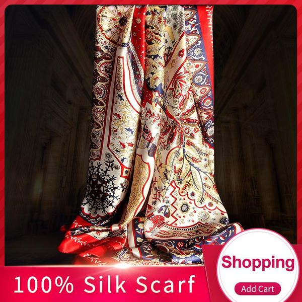 scarves 100% real silk square scarf women print pure bandana shawls bufandas natural headscarf large size echarpe femme, Blue;gray
scarves 100% real silk square scarf women print pure bandana shawls bufandas natural headscarf large size echarpe femme, Blue;gray