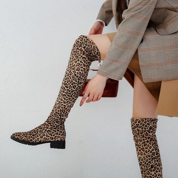 boots fanyuan snow over knee women casual winter stretch shoes round toe zipper leopard keep warm footwear, Black
boots fanyuan snow over knee women casual winter stretch shoes round toe zipper leopard keep warm footwear, Black