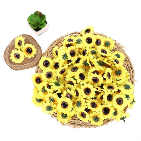 decorative flowers & wreaths 100pcs/lot 4cm artificial head mini silk sunflower for wedding home decoration diy wreath scrapbooking fake
decorative flowers & wreaths 100pcs/lot 4cm artificial head mini silk sunflower for wedding home decoration diy wreath scrapbooking fake