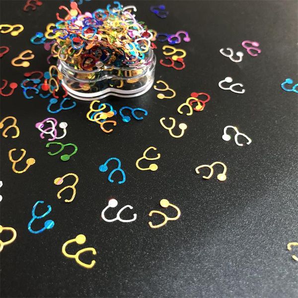 nail glitter 50g 100g 200g holographic laser color stethoscopes shaped chunky glitters sequins for diy crafts decorations accessories, Silver;gold
nail glitter 50g 100g 200g holographic laser color stethoscopes shaped chunky glitters sequins for diy crafts decorations accessories, Silver;gold