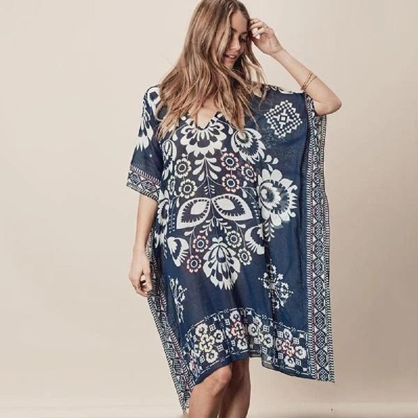 women's swimwear chiffon print pareo beach cover up 2021 bikini bathing suit tunic dress beachwear robe de plage #q396, White;black
women's swimwear chiffon print pareo beach cover up 2021 bikini bathing suit tunic dress beachwear robe de plage #q396, White;black
