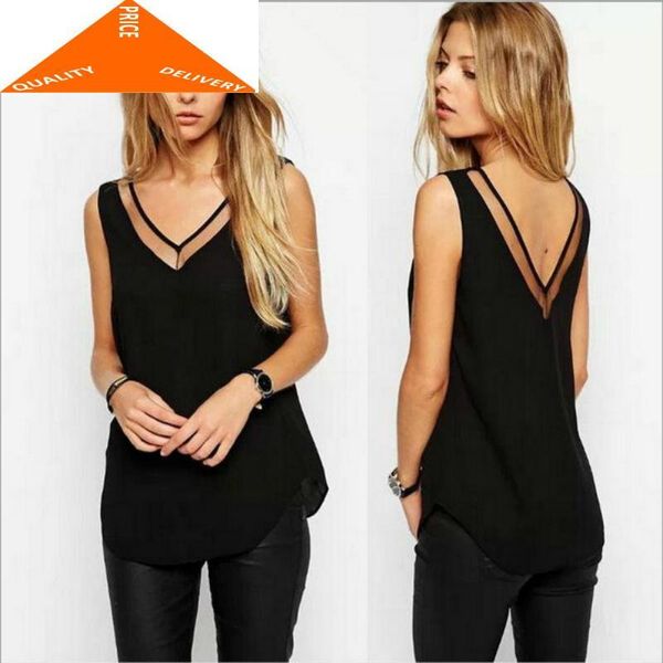women's blouses & shirts chiffon summer blouse sleeveless womens black white casual korean clothing blusa 2021 lwl9880
women's blouses & shirts chiffon summer blouse sleeveless womens black white casual korean clothing blusa 2021 lwl9880
