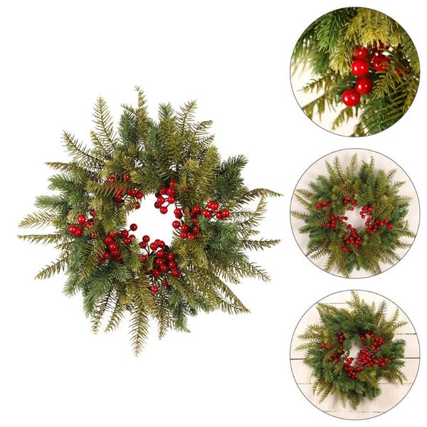 decorative flowers & wreaths 1pc christmas hanging wreath artificial red berries party decoration
decorative flowers & wreaths 1pc christmas hanging wreath artificial red berries party decoration