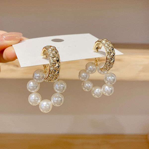 2022 new trendy pearl flowers ear ring charm lady personality earrings jewelry unusual gifts for women, Golden
2022 new trendy pearl flowers ear ring charm lady personality earrings jewelry unusual gifts for women, Golden