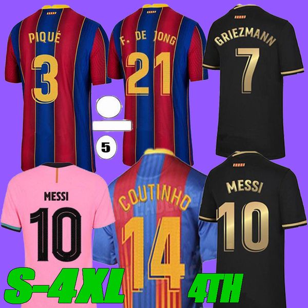 20 21 maillots de barca soccer jersey 4th 20 21 10 messi 17 griezmann f. de jong pique suarez dembele coutinho football shirt, Black
20 21 maillots de barca soccer jersey 4th 20 21 10 messi 17 griezmann f. de jong pique suarez dembele coutinho football shirt, Black