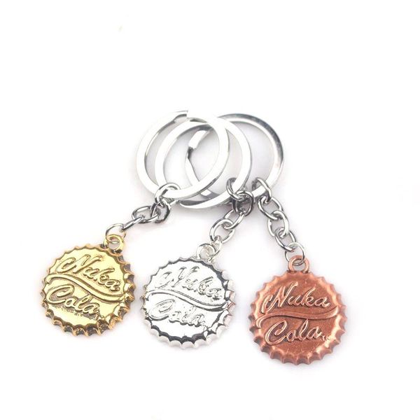 keychains zxmj game fallout 4 beer cap keychain keyring creativity jewelry gift for car key holder alloy metal pendant accessories, Silver 
keychains zxmj game fallout 4 beer cap keychain keyring creativity jewelry gift for car key holder alloy metal pendant accessories, Silver