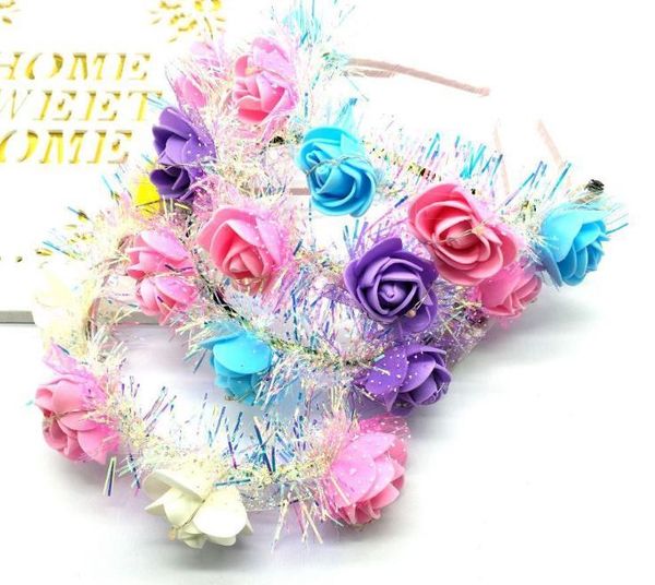 party decoration glow wreath flower headband adults light up led headbands christmas halloween luminous flashing hairband gift
party decoration glow wreath flower headband adults light up led headbands christmas halloween luminous flashing hairband gift