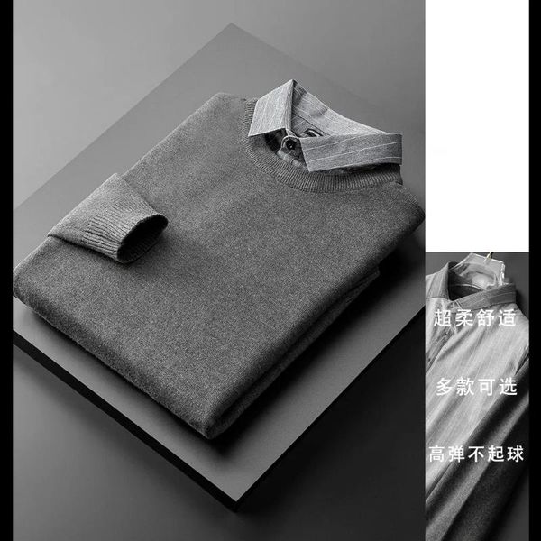 men's sweaters 2021 spring autumn fashion knitted pullover mens thick warm fake two shirt collar sweater casual jumper clothing e153, White;black
men's sweaters 2021 spring autumn fashion knitted pullover mens thick warm fake two shirt collar sweater casual jumper clothing e153, White;black