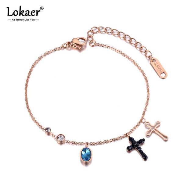 charm bracelets lokaer cubic zirconia cross bracelet bangle for women girls stainless steel link chain bohemia summer beach jewelry b19023, Golden;silver
charm bracelets lokaer cubic zirconia cross bracelet bangle for women girls stainless steel link chain bohemia summer beach jewelry b19023, Golden;silver