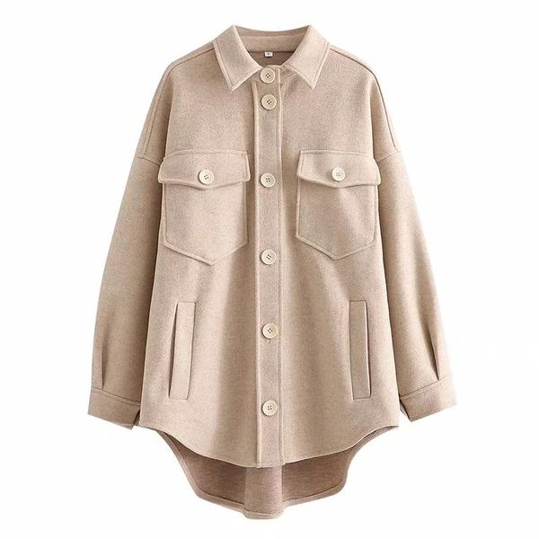 women's wool & blends fashion women solid oversized woolen jacket coat thick warm autumn winter vintage chic long sleeve button-up fema, Black
women's wool & blends fashion women solid oversized woolen jacket coat thick warm autumn winter vintage chic long sleeve button-up fema, Black