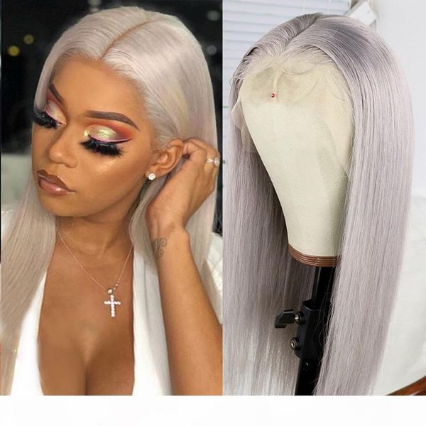 13x6 grey remy hair wig with baby hair straight colored lace front wig preplucked brazilian human hair wigs for black women, Black;brown
13x6 grey remy hair wig with baby hair straight colored lace front wig preplucked brazilian human hair wigs for black women, Black;brown