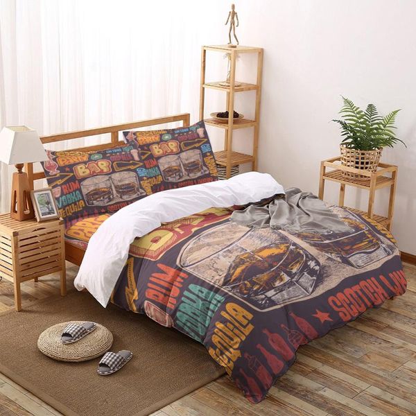 bedding sets wine glass beer retro english printed set king size soft fashion duvet cover bed sheet fitted pillowcase
bedding sets wine glass beer retro english printed set king size soft fashion duvet cover bed sheet fitted pillowcase
