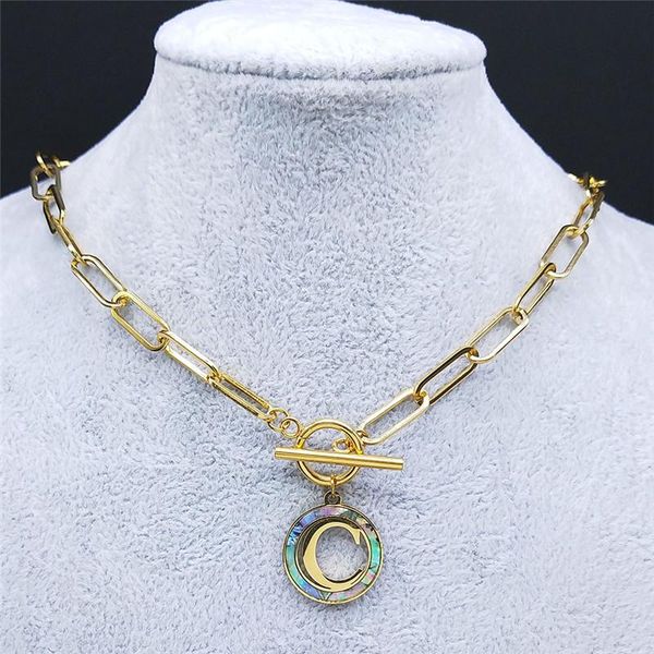 pendant necklaces 2021 fashion stainless steel c letter statement necklace for women gold color jewelry collier lettre n7001cs01, Silver
pendant necklaces 2021 fashion stainless steel c letter statement necklace for women gold color jewelry collier lettre n7001cs01, Silver