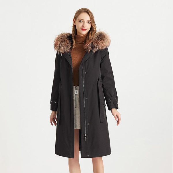 women's fur & faux 2021 style overcomes long knee raccoon dog collar rex liner detachable, Black
women's fur & faux 2021 style overcomes long knee raccoon dog collar rex liner detachable, Black