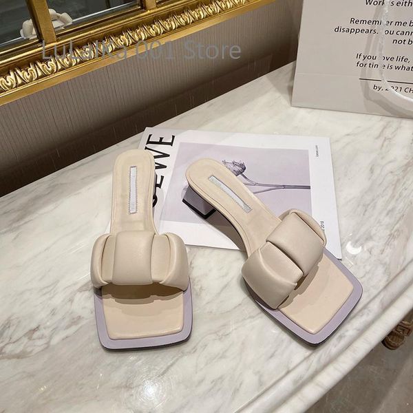 80% off shoes trending summer new version of thick-heeled square head cloud slippers women splicing trapezoid, Black
80% off shoes trending summer new version of thick-heeled square head cloud slippers women splicing trapezoid, Black