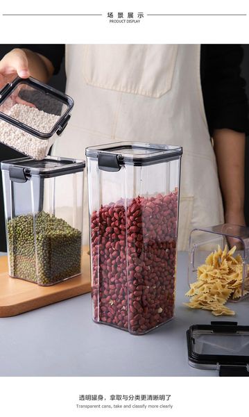 storage bottles & jars 460-1800ml food bottle container coarse cereals grains jar cover fresh pot kitchen sealing box
storage bottles & jars 460-1800ml food bottle container coarse cereals grains jar cover fresh pot kitchen sealing box