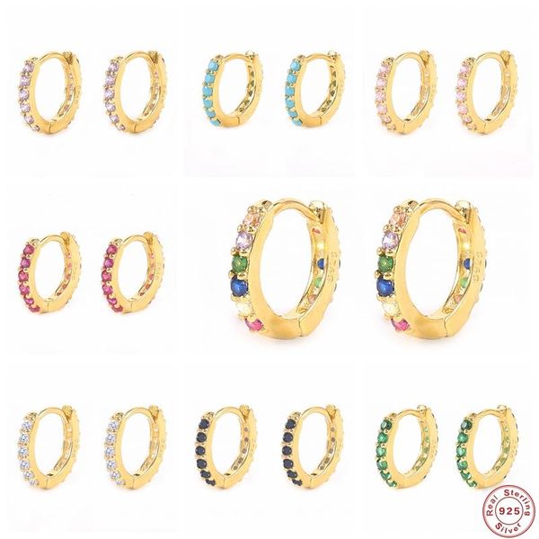 hoop & huggie real 925 sterling silver cartilage earrings colorful zircon 7mm ear bone earlobe piercing buckle for women earring jewelry, Golden;silver
hoop & huggie real 925 sterling silver cartilage earrings colorful zircon 7mm ear bone earlobe piercing buckle for women earring jewelry, Golden;silver