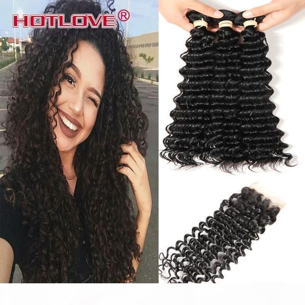 ove mongolian virgin hair 3 bundles with lace closure with baby hair deep wave natural black human hair wefts with closure, Black;brown
ove mongolian virgin hair 3 bundles with lace closure with baby hair deep wave natural black human hair wefts with closure, Black;brown