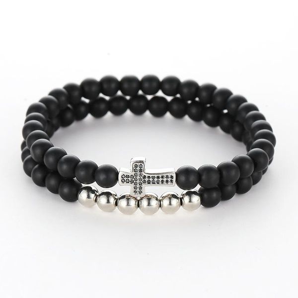 charm bracelets trendy jesus cross bracelet natural lava stone 6mm beads micro pave cz men for women jewelry drop, Golden;silver
charm bracelets trendy jesus cross bracelet natural lava stone 6mm beads micro pave cz men for women jewelry drop, Golden;silver