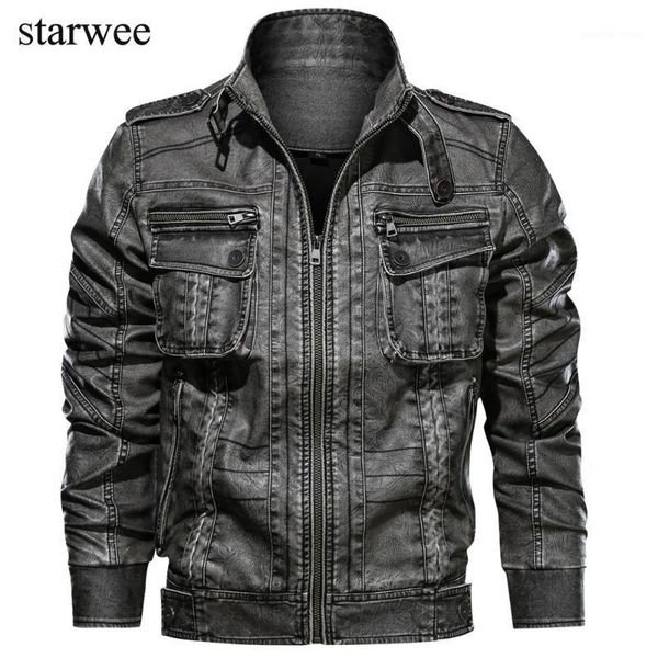 men's fur & faux starwee leather jacket men vintage motorcycle biker coat windbreaker warm autumn winter pilot pu jackets drop, Black
men's fur & faux starwee leather jacket men vintage motorcycle biker coat windbreaker warm autumn winter pilot pu jackets drop, Black