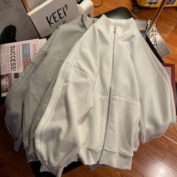 women's hoodies & sweatshirts large zipper jacket coat oversized 2021 fall winter stand collar full zip up casual track sweatshirt whit, Black
women's hoodies & sweatshirts large zipper jacket coat oversized 2021 fall winter stand collar full zip up casual track sweatshirt whit, Black
