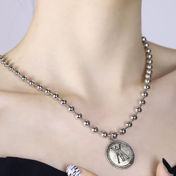 pendant necklaces ins harajuku style hip-hop medallion necklace sweater chain hipster jump di fashion men's and women's accessorie, Silver
pendant necklaces ins harajuku style hip-hop medallion necklace sweater chain hipster jump di fashion men's and women's accessorie, Silver