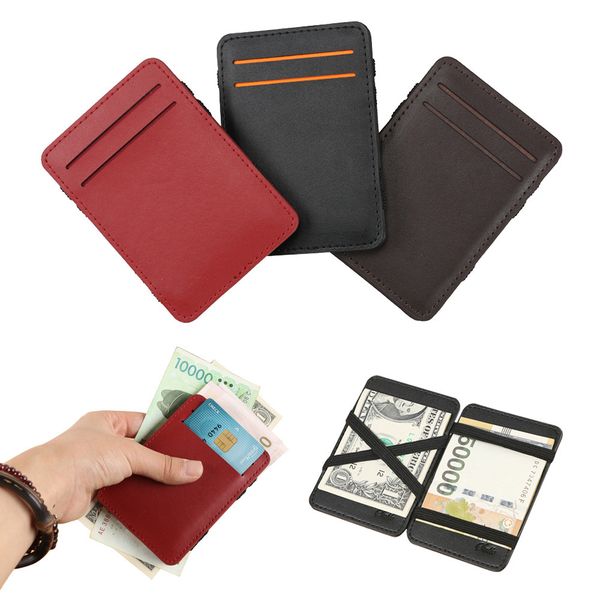 2020 men wallet fashion mini neutral magic bifold leather wallet card holder wallet purse carteras mujer carteira masculina, Red;black 
2020 men wallet fashion mini neutral magic bifold leather wallet card holder wallet purse carteras mujer carteira masculina, Red;black