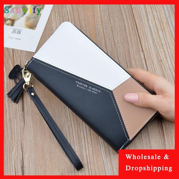 wallets pink women's clutch wallet long korean-style contrasting color panel tassled large-volume mobile phone, Red;black
wallets pink women's clutch wallet long korean-style contrasting color panel tassled large-volume mobile phone, Red;black