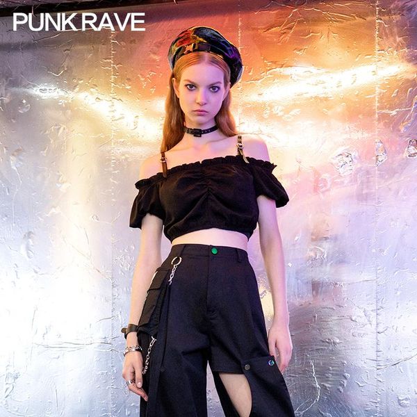 women's tanks & camis punk rave girl's gothic daily boat neck ruched printed crop women short, White
women's tanks & camis punk rave girl's gothic daily boat neck ruched printed crop women short, White